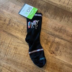 Sock Guy SGX Compression Socks Skeleton Unicorn